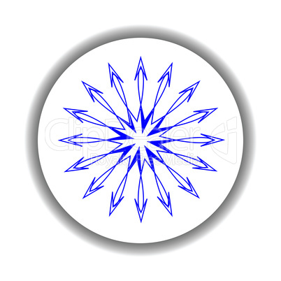 snow flake medallion 6
