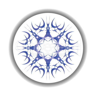 snow flake medallion