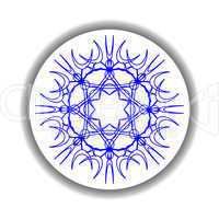 snow flake medallion 2