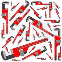 pipe wrench pattern