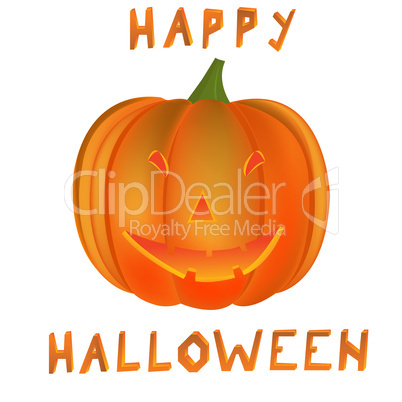 happy halloween pumpkin