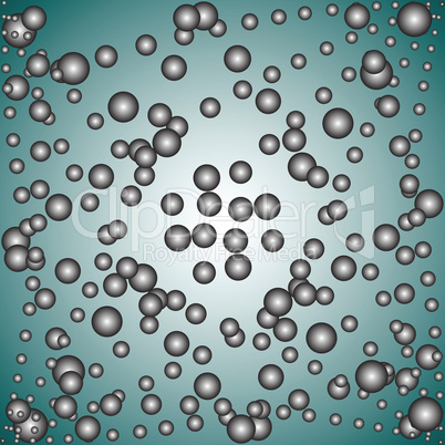 gray spheres