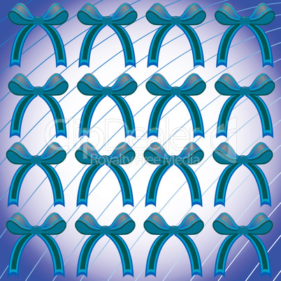 blue ribbon pattern