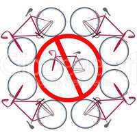bicicles not allowed here