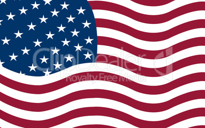 american flag vector