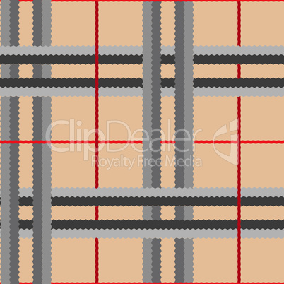striped zig-zag mesh