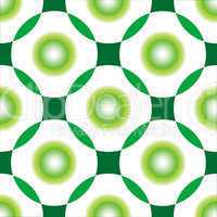 green circles seamless pattern
