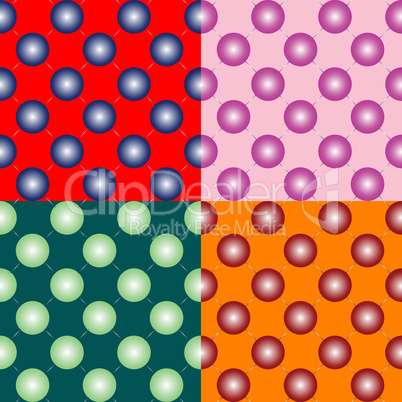 spheres seamless pattern