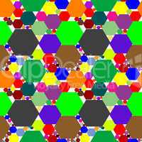 hexagon seamless pattern extended