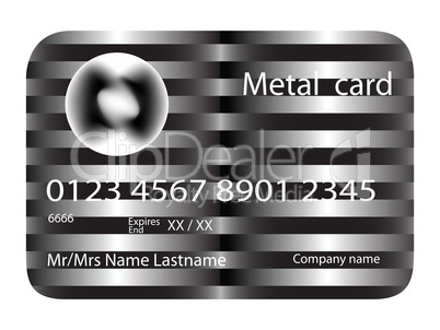 metal credit card