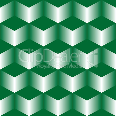 green stairs pattern