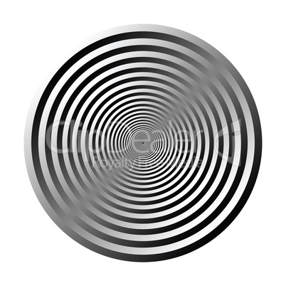 abstract circles isolated on white