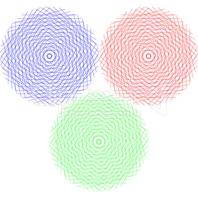 abstract graphic circles