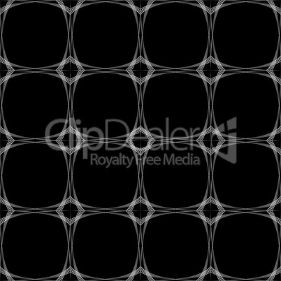 white waves geometric pattern