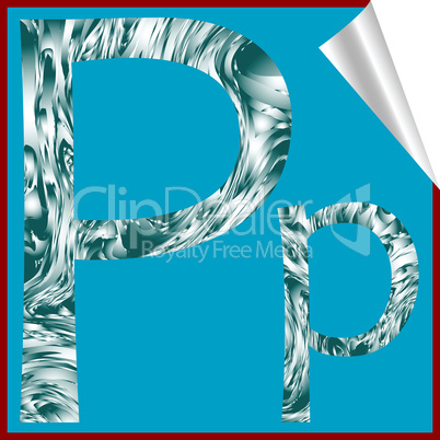 alphabet letter P