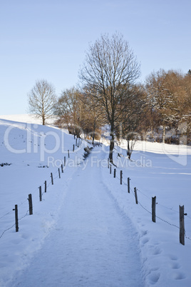 Schneespaziergang