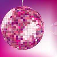disco ball purple