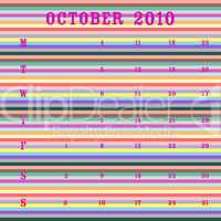 october 2010 - stripes