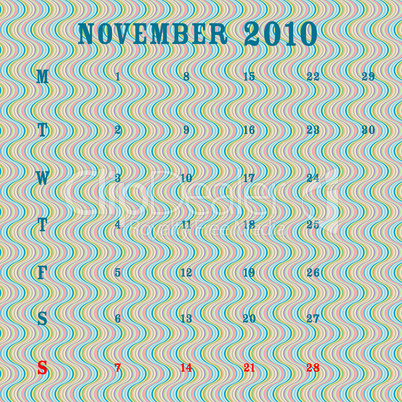 november 2010 - stripes