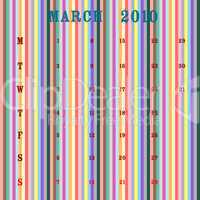 march 2010 - stripes