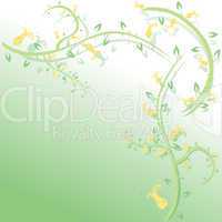 abstract floral background with place for your text
