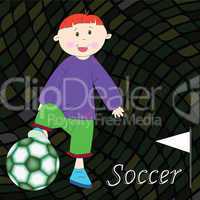 soccer player background