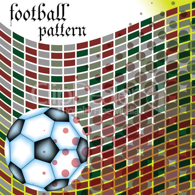 football abstract pattern