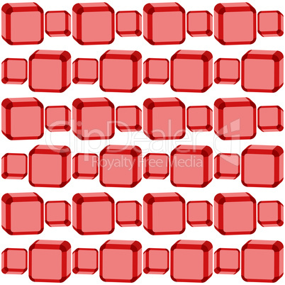 seamless red cubes texture