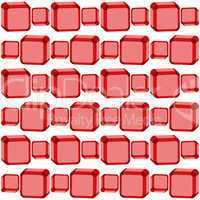 seamless red cubes texture