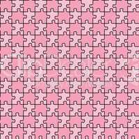 seamless puzzle with mixed pink colors