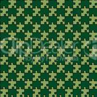 seamless puzzle with mixed green forest