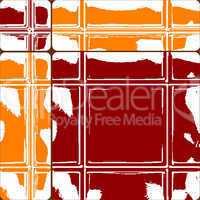 orange and red ceramic tiles