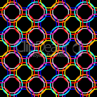 circles seamless mesh