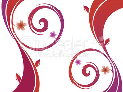 vector flower background