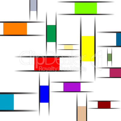 mondrian abstract texture