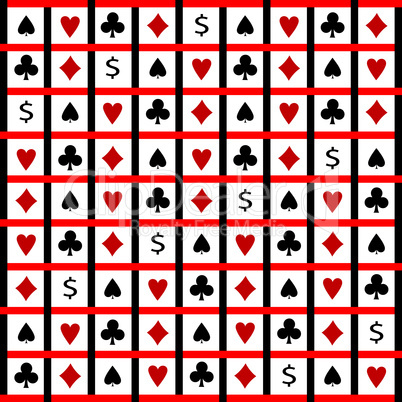 card symbols composition