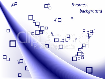 business blue squares background