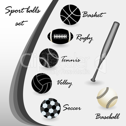 sport balls set