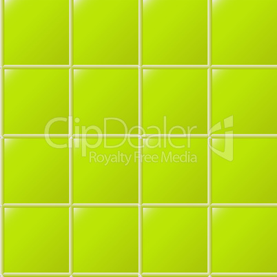 green ceramics seamless pattern