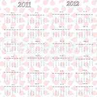 ladybug calendar for 2011 and 2012