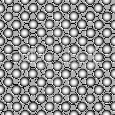 metallic circles pattern
