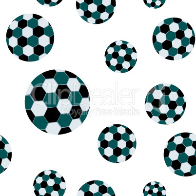 football seamless pattern