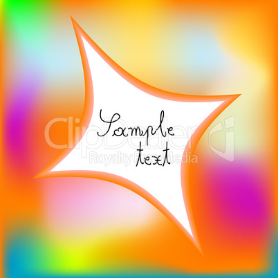 colored abstract template