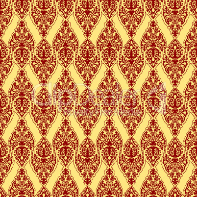 red damask texture
