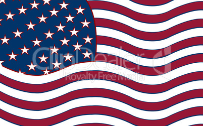 united states stylized flag