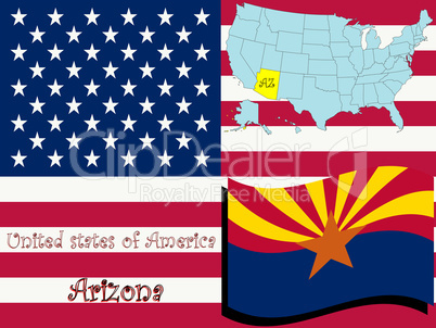 arizona state illustration