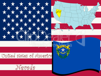 nevada state illustration