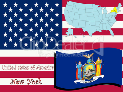 new york state illustration