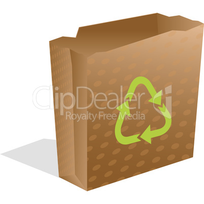 recycling paper bag