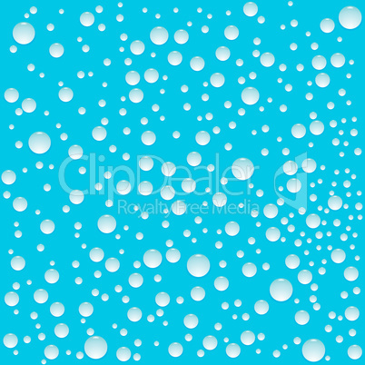 blue water drops background